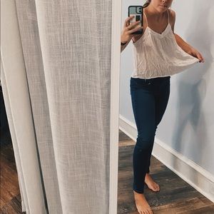 Tavik Spaghetti String Tank Top, Size Medium